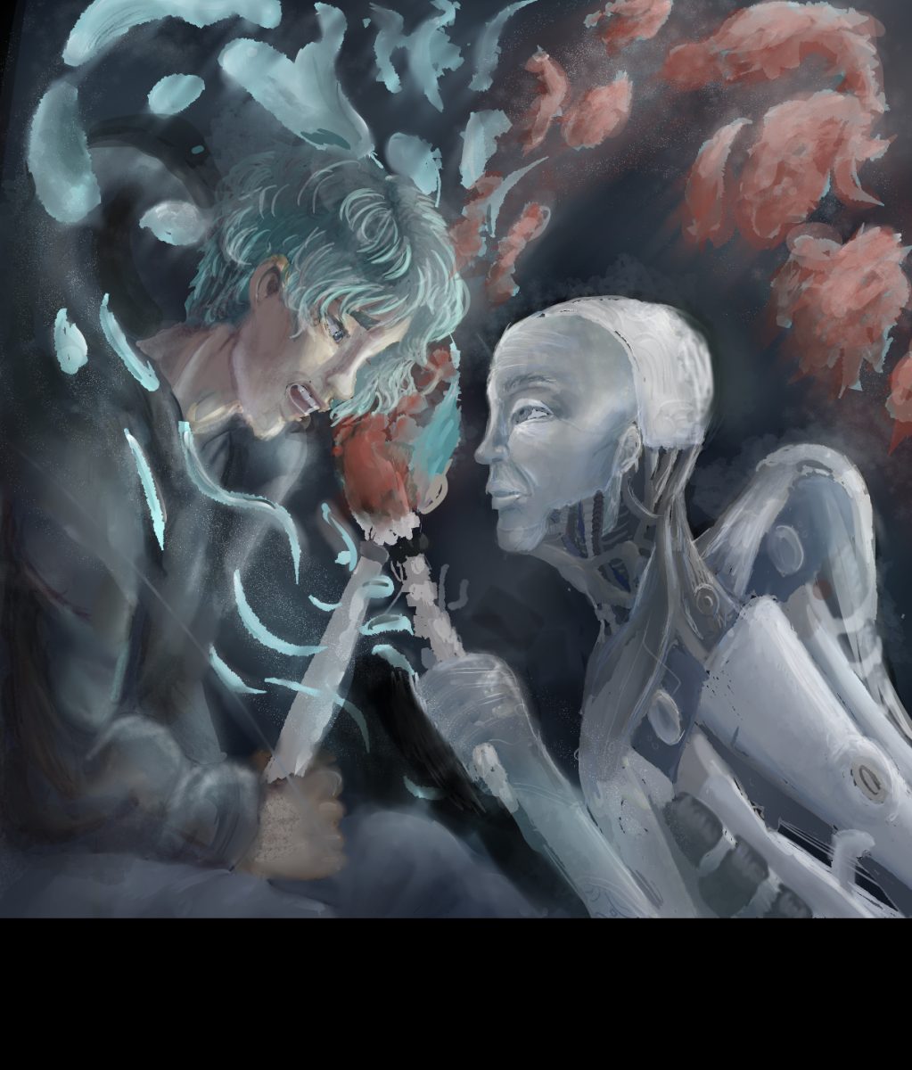 Illustration for Increasing Use of AI in the Arts Industry